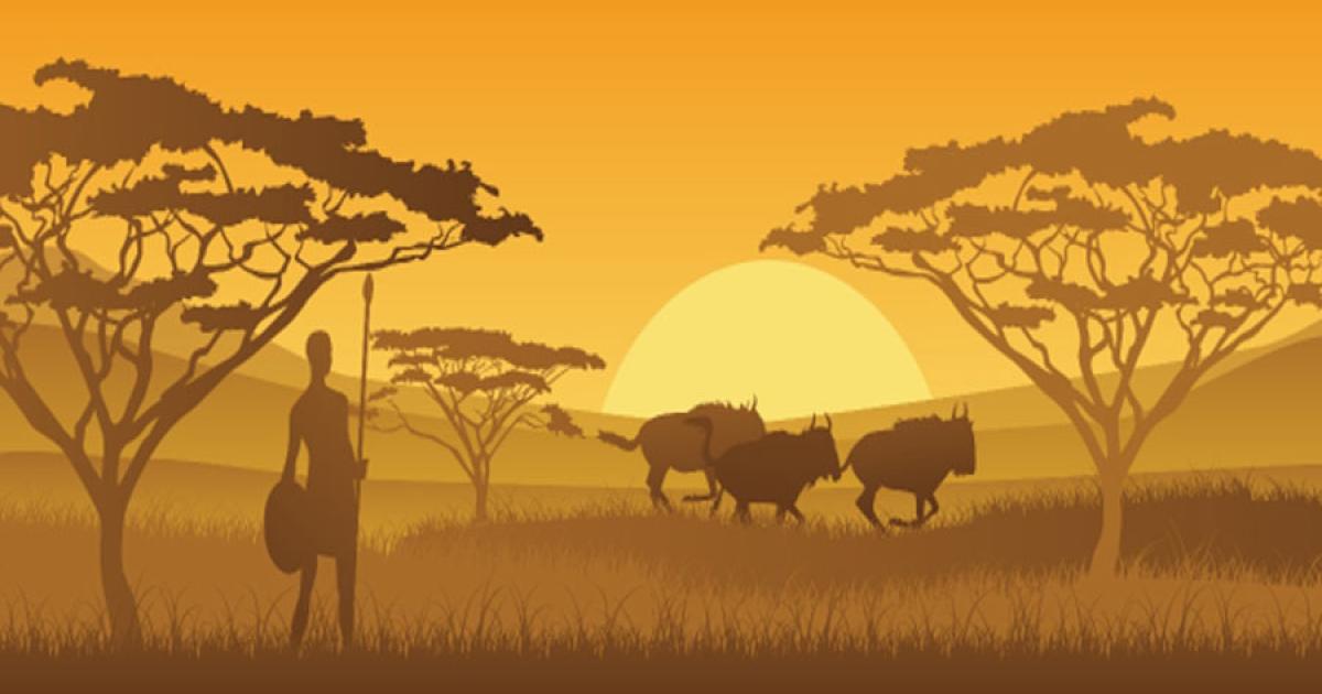 Ancient hunters stalked wildebeest and gazelle 2 million years ago. Source: frilled_dragon /Adobe Stock