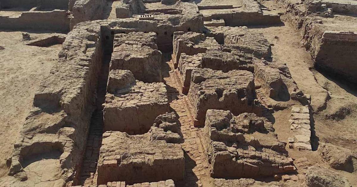 The residential city just unearthed near Luxor Temple: Credit: Ministry of Tourism and Antiquities
