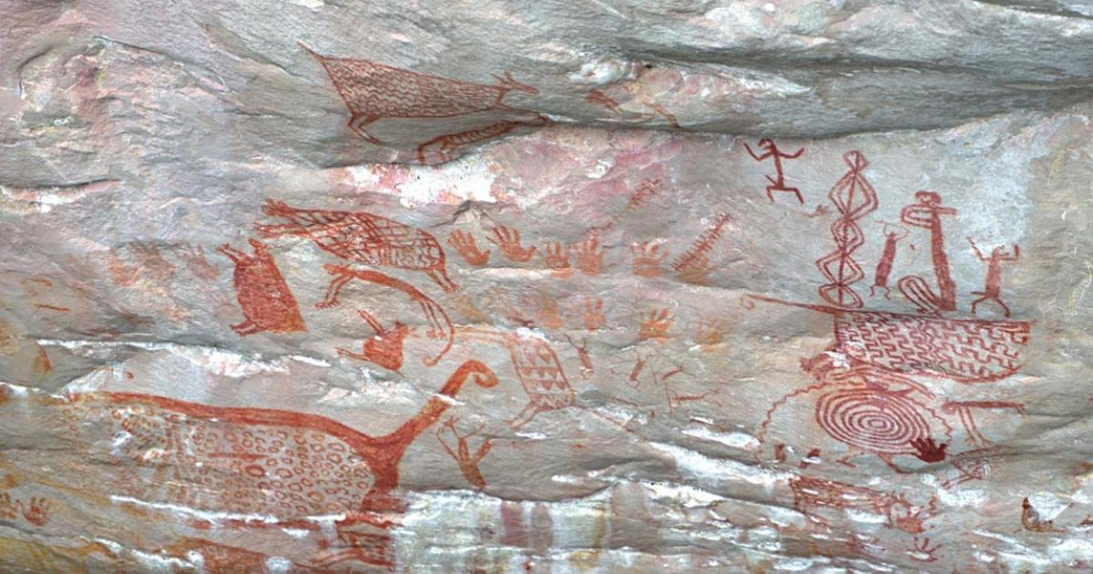 Ancient rock paintings spotted in remote Colombia