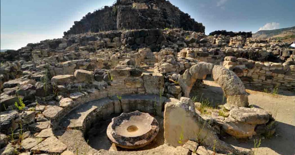 Su Nuraxi - a nuragic archaeological site in Barumini, Sardinia, Italy. Source: robnaw/Adobe Stock