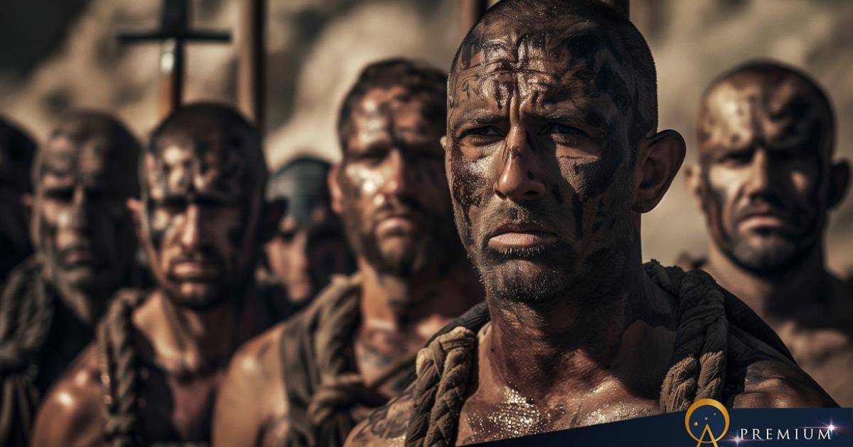 Historical Scene of Ancient Slavery.