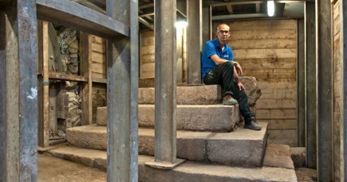 The pyramid had been partially excavated about 100 years ago, but now archaeologists have revealed the entire structure, which baffles them as to its possible use centuries ago. 