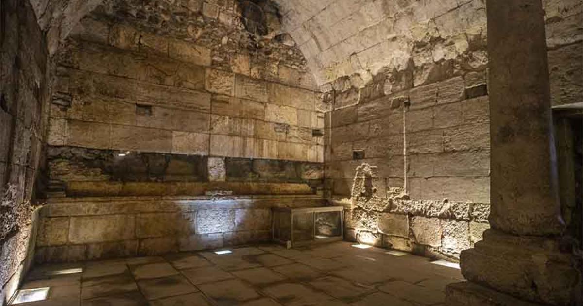 2,000-year-old banquet hall recently excavated in Jerusalem. Source: Yaniv Berman / Israel Antiquities Authority
