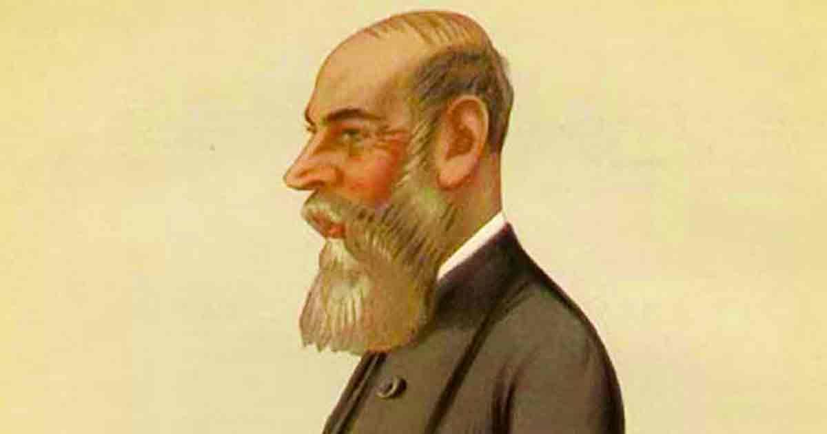 Caricature of Charles Cunningham Boycott, published in Vanity Fair magazine in January 1881. Source: Public domain