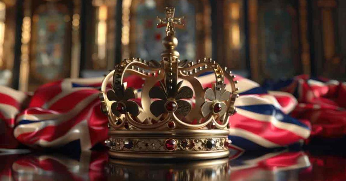 AI illustration symbolic of the British monarchy. Source: Julia Zarubina/Adobe Stock