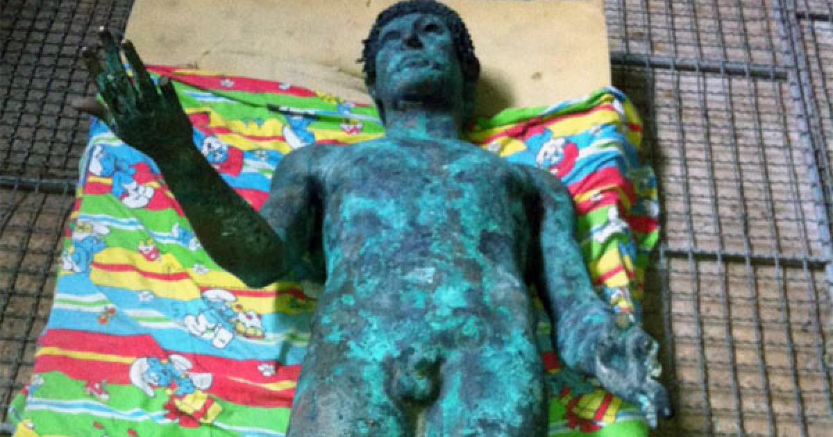 Bronze Apollo Statue in Gaza