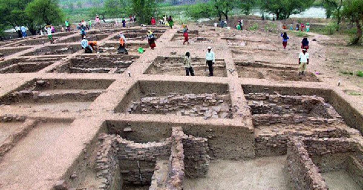 Burnt Ancient City in India