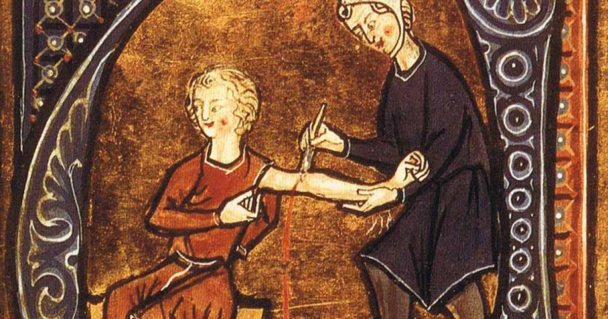 Common treatments for cancer included bloodletting. Source: Public domain