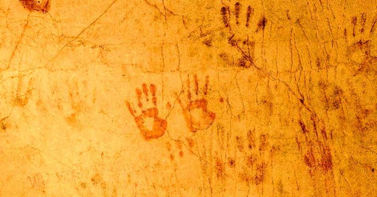 Handprints are the key element of the children’s art contribution in prehistoric times revealed in this study.	Source: Nattapol_Sritongcom/Adobe Stock