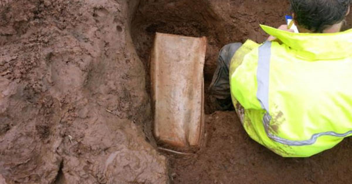  1,700-year-old child’s coffin