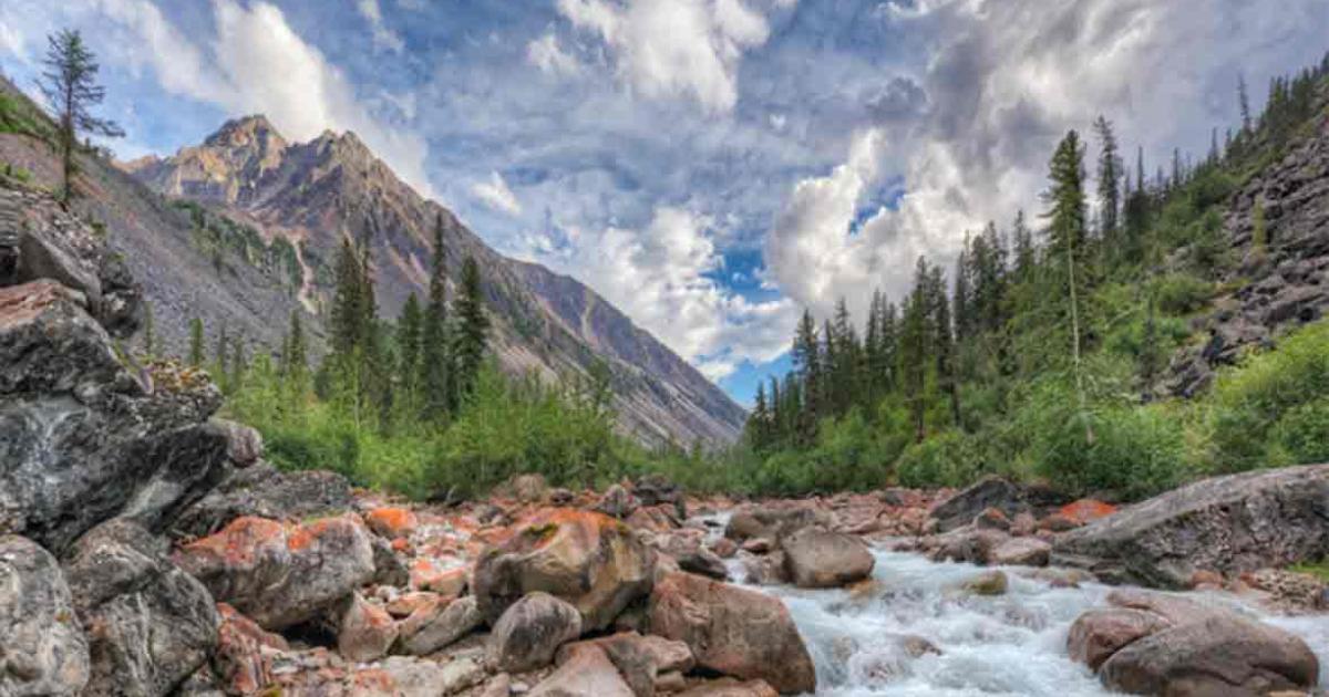 Mountain River in East Siberia. Source: zhaubasar/Adobe Stock