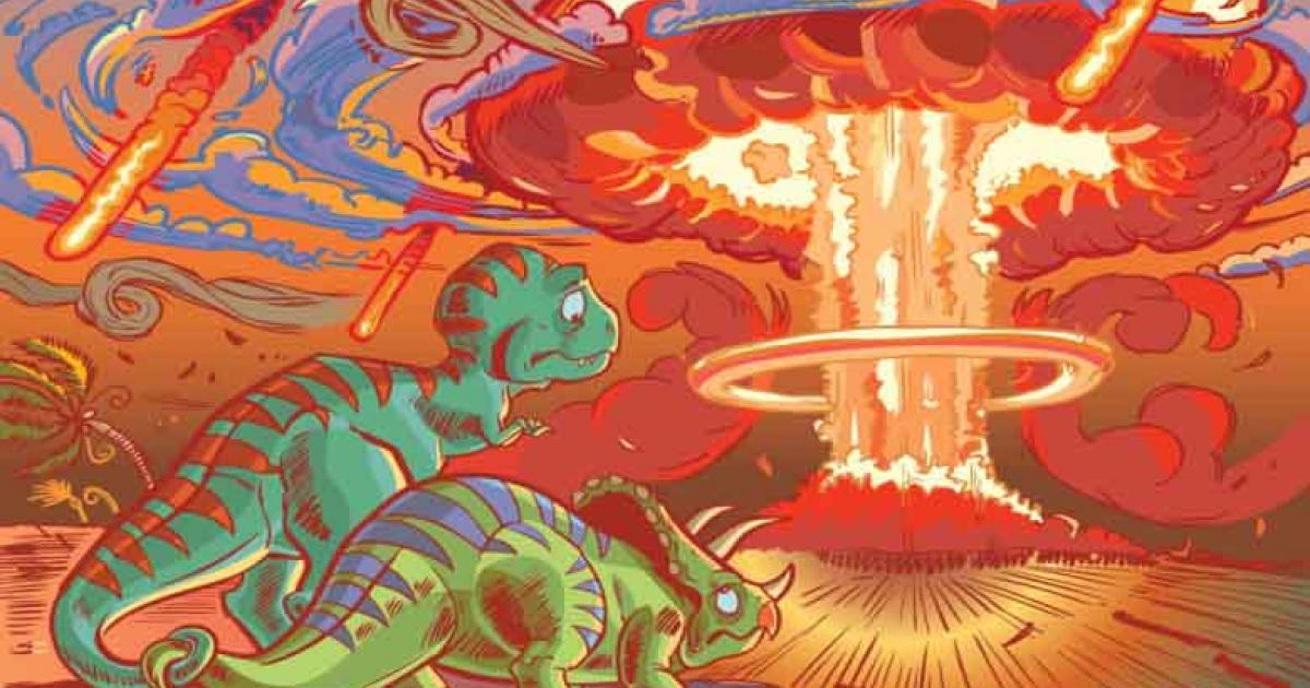 Dinosaur extinction Source: dolimac / Adobe Stock