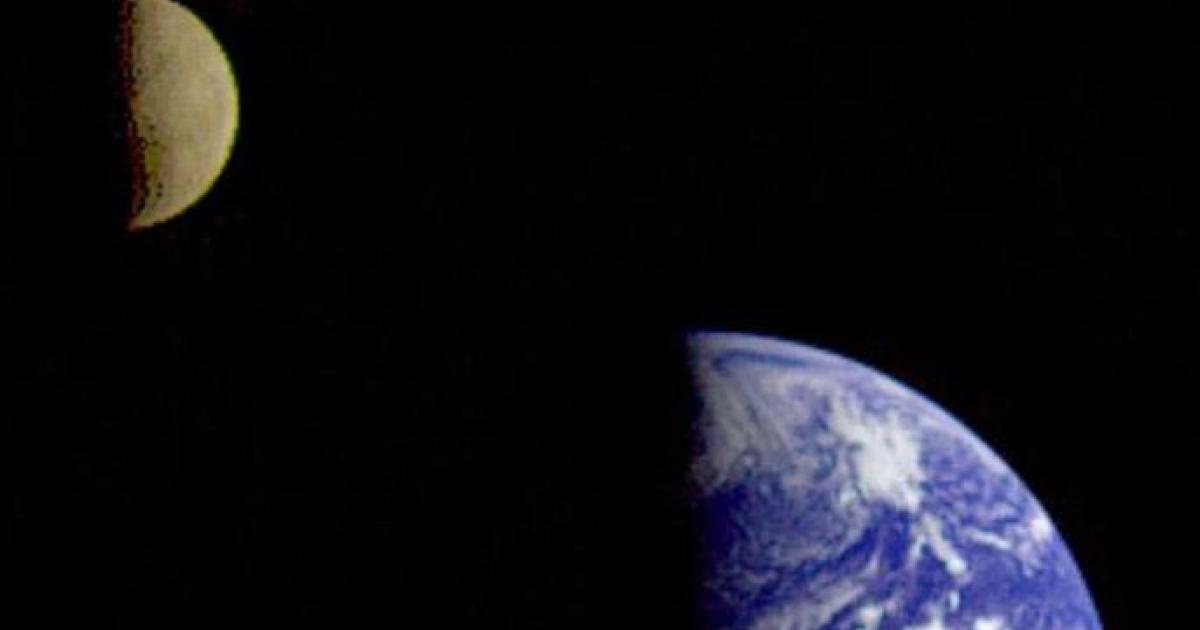 Earth and Moon Water Source