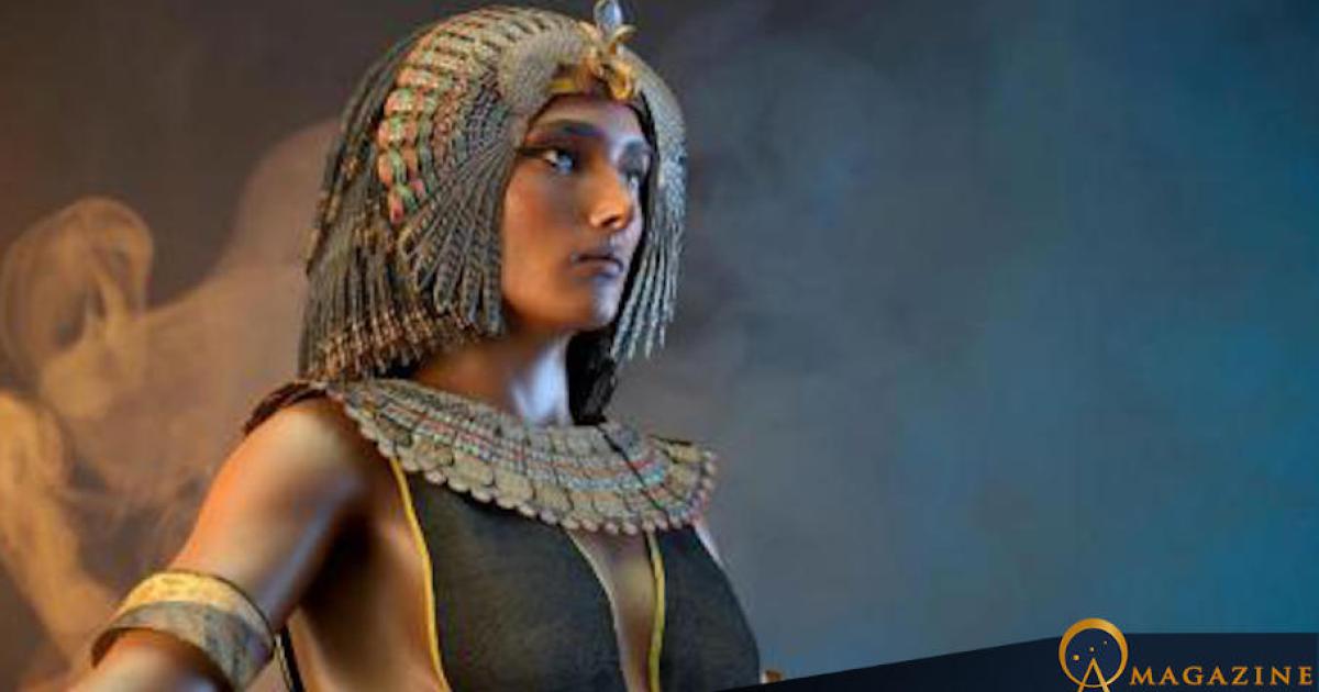 AI image of an ancient Egyptian Queen.