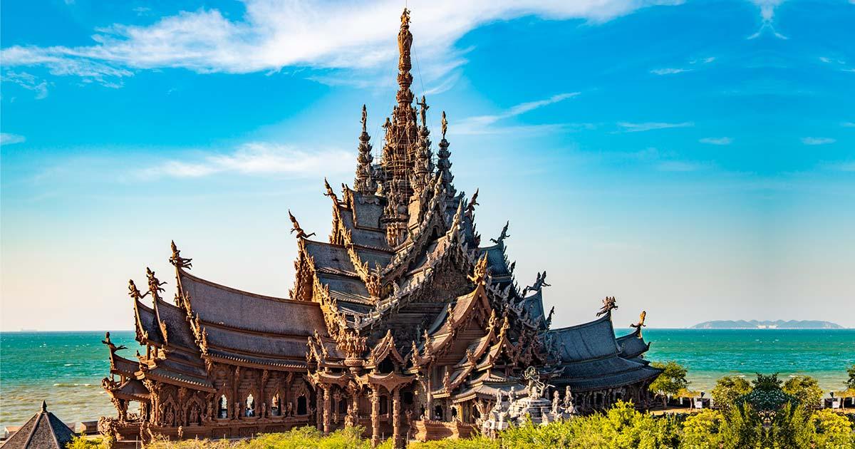 The Sanctuary of Truth, Pattaya, Thailand. Source: pierrick / Adobe Stock.