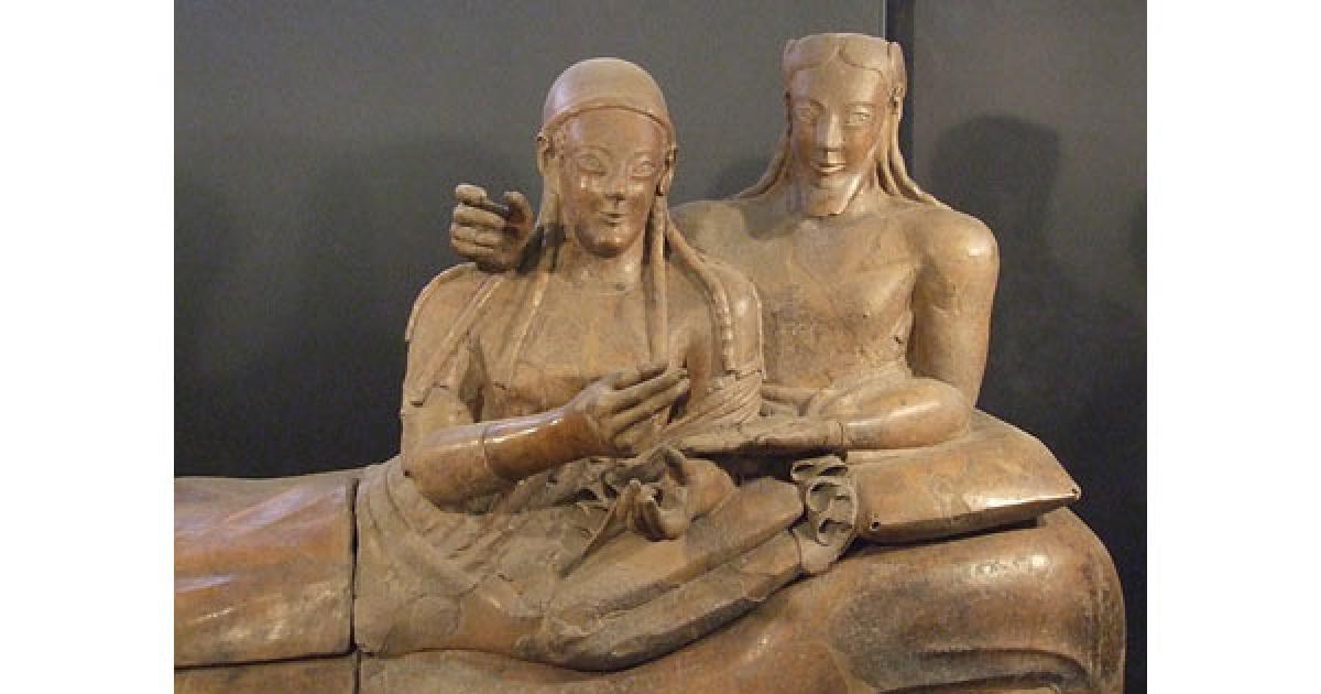 Etruscan sarcophagus