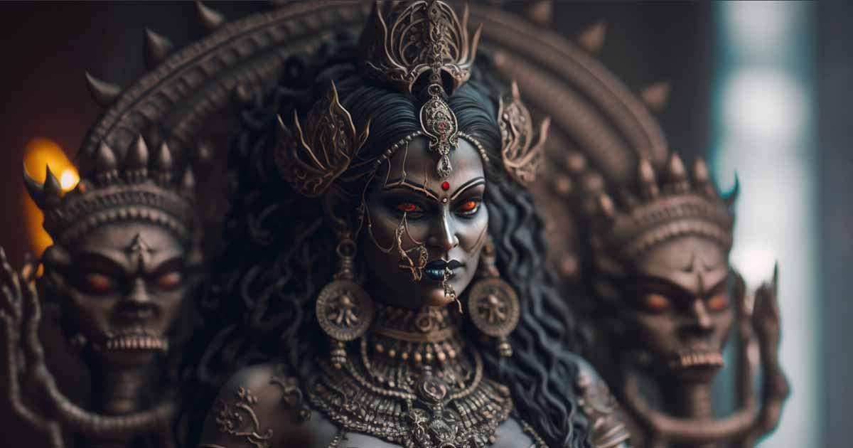 Kali, Hindu goddess of death. Source: super / Adobe Stock.