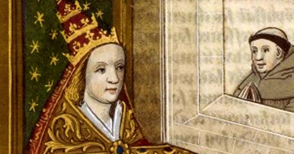 The female pope Joan