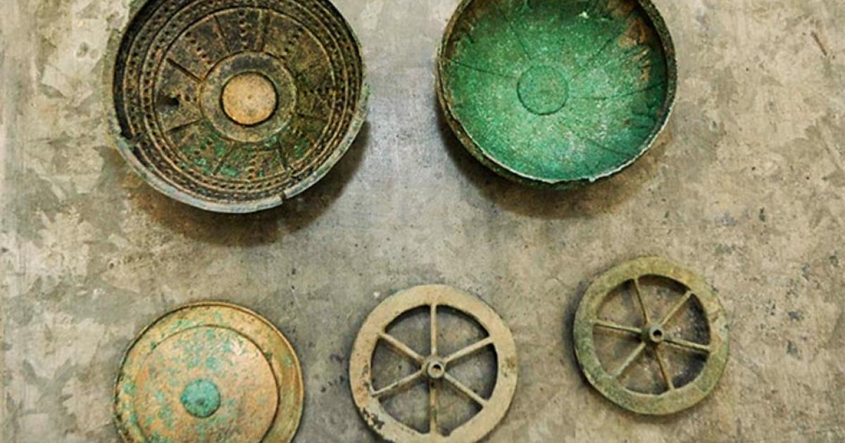 Some of the finds presented at the Jan Dekerta Lubuskie Museum in Gorzów Wielkopolski.