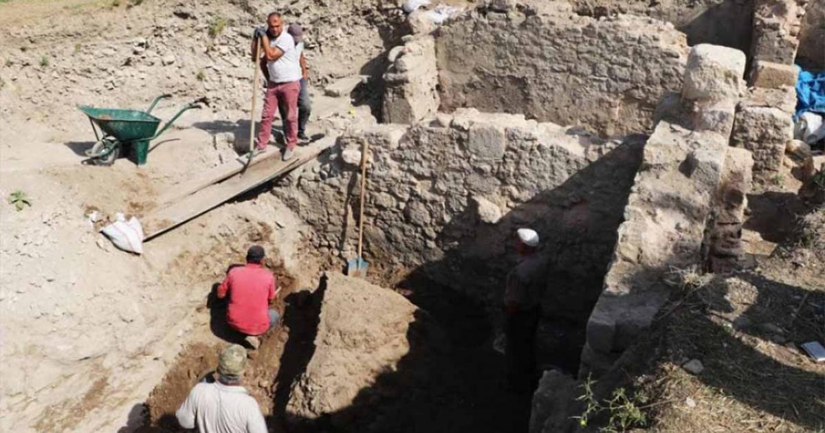 Excavations at the first known Christian church at Antakya, Turkey.   Source: Anadolu Agency