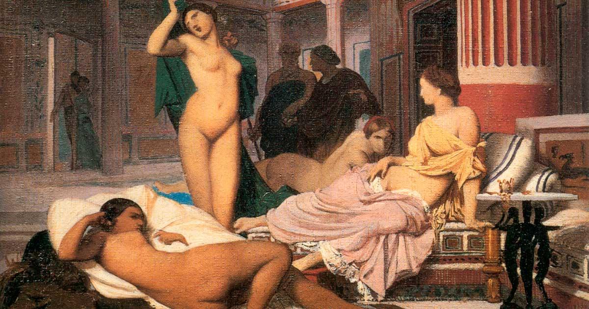 Did an ancient Greek courtesan write the first sex guide? Harem Scene, oil painting by Jean-Léon Gérôme, 1848. Source: Public Domain