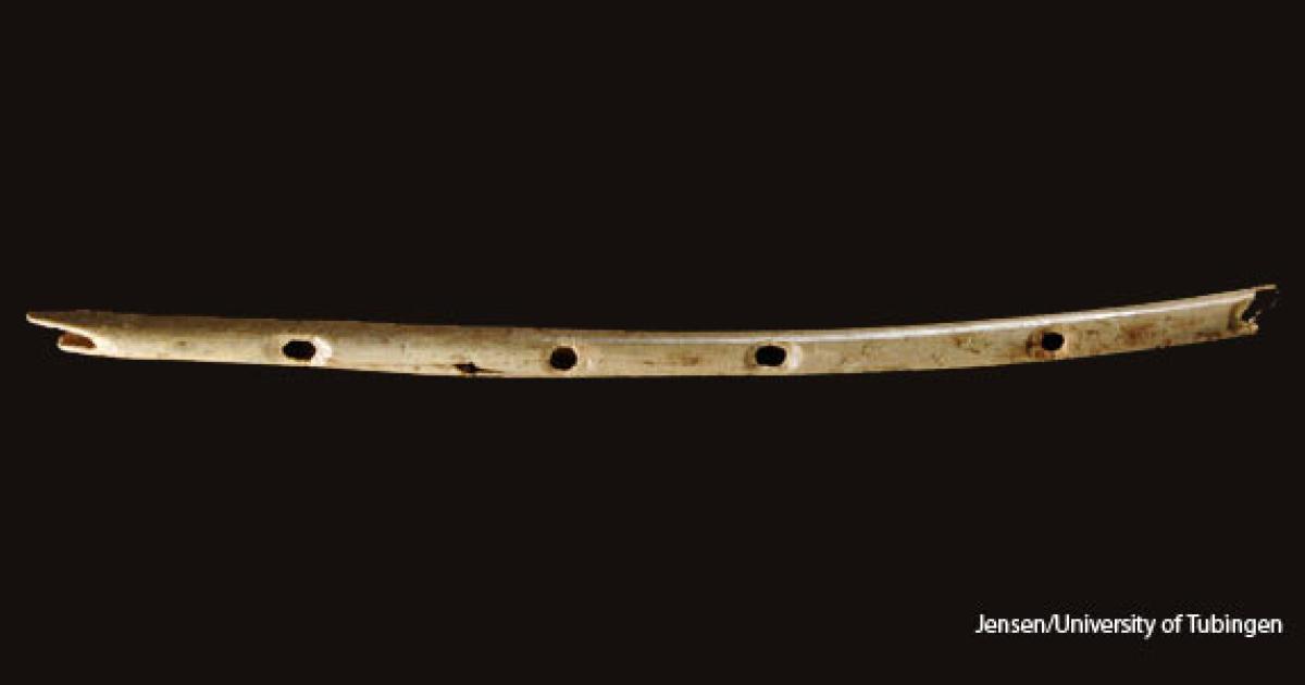 Old Flute in Germany - Origins of Music