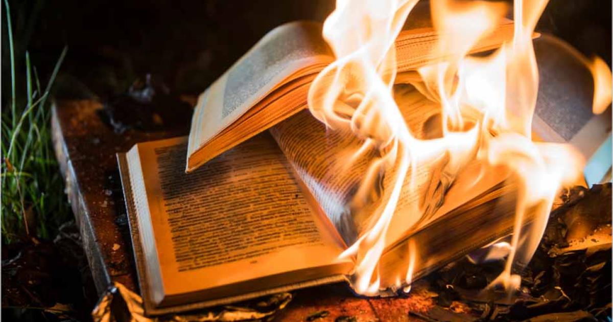Forbidden books were burned. Their authors exiled, imprisoned and even killed throughout history. Source: de Art/Adobe Stock
