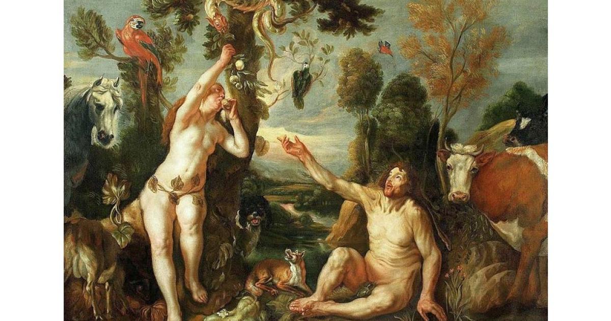 Adam and Eve by Jacob Jordaens, 1640s 