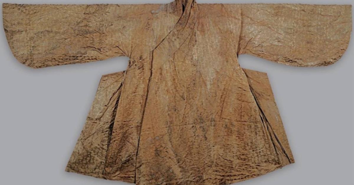 The man’s gown found in the Ming Dynasty tomb