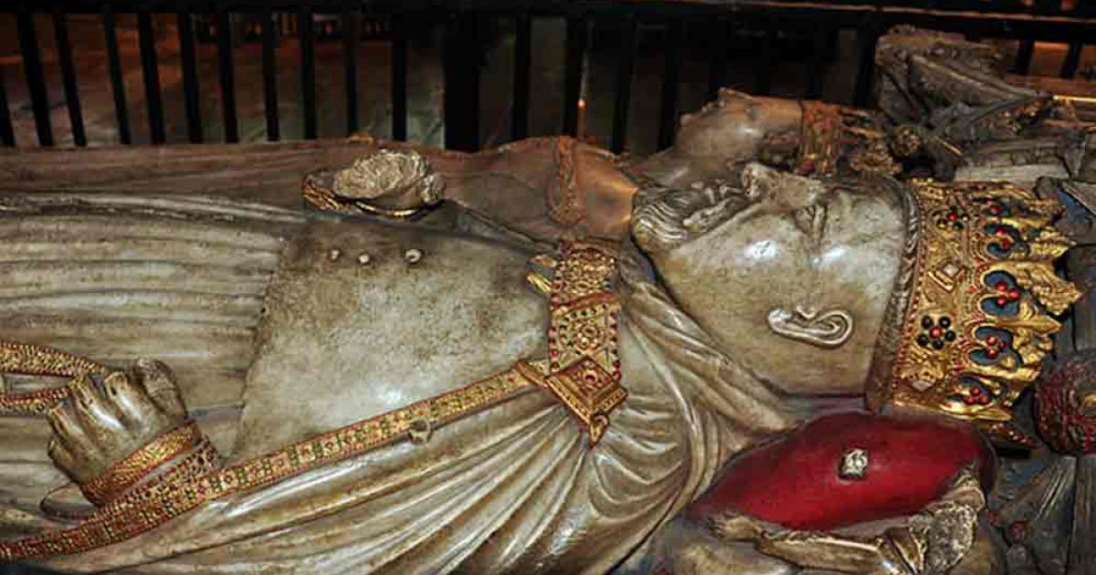 Henry IV and Joan of Navarre, detail of their effigies in Canterbury Cathedral. Source: Nilfanion/CC BY-SA 4.0