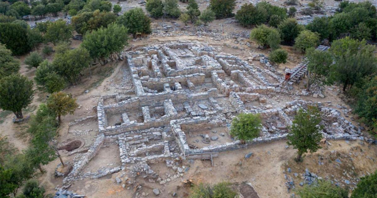 One of the new room complexes found at Zominthos where the Minoan religious sanctuary was also found recently.   Source: Ministry of Culture