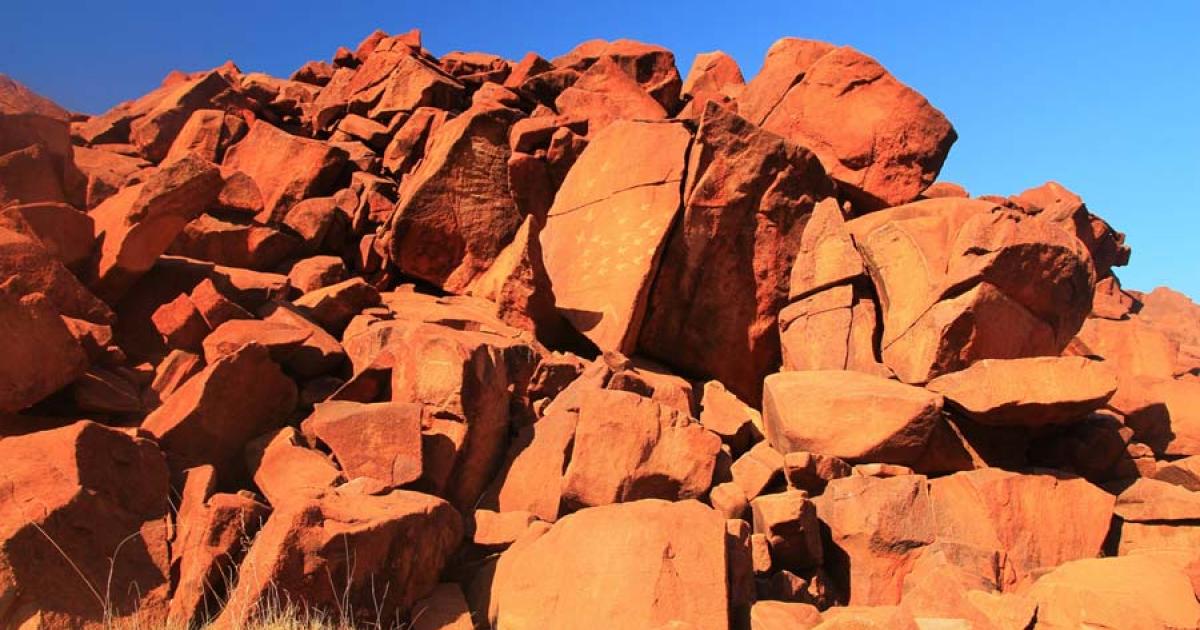 Indigenous rock art at Western Australia’s Murujuga National Park. Source: totajla / Adobe Stock 