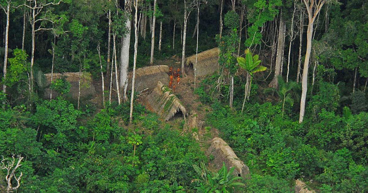 Uncontacted indigenous tribe in the Brazilian state of Acre