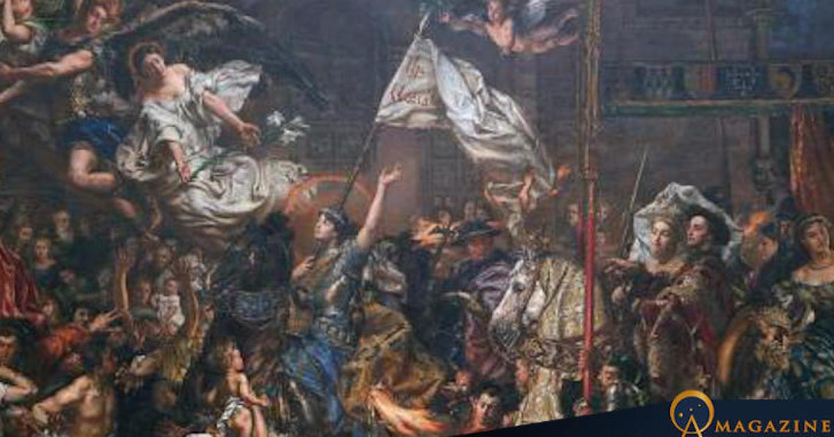 Detail of ‘The Maid of Orléans’ (1886) by Jan Matejko.