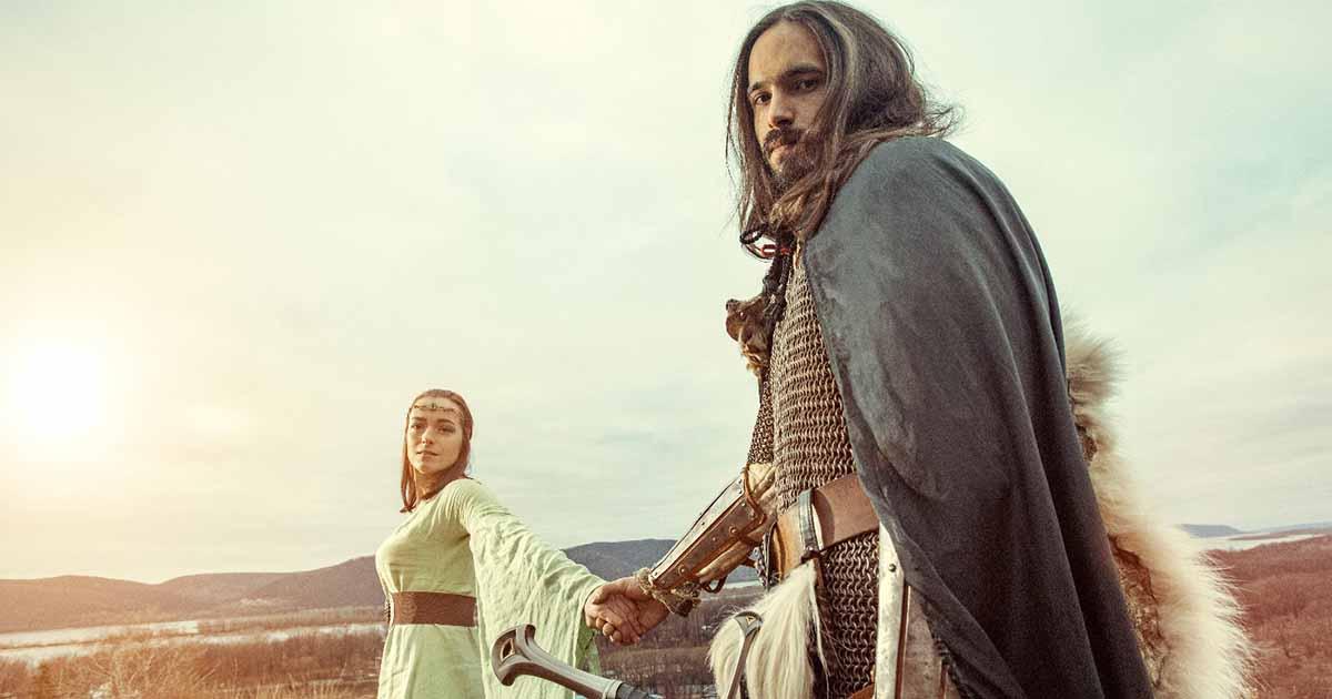 A knight taking a serf bride off to fulfill his right of jus primae noctis, or first night intercourse.	Source: diter/Adobe Stock