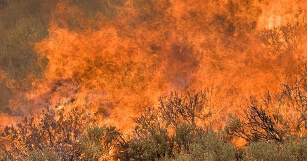 Huge wildfire linked to a lightning strike in Sun Valley area of Idaho.