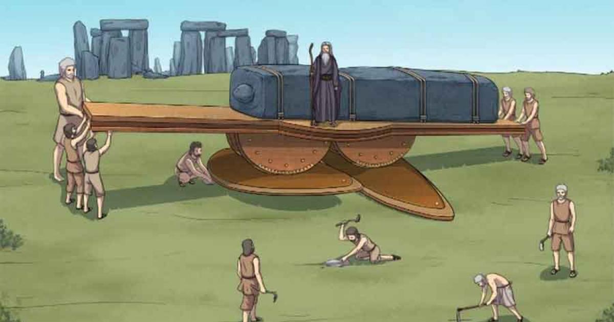 Lifting Machine May Have Moved Huge Objects at Stonehenge and Egypt!