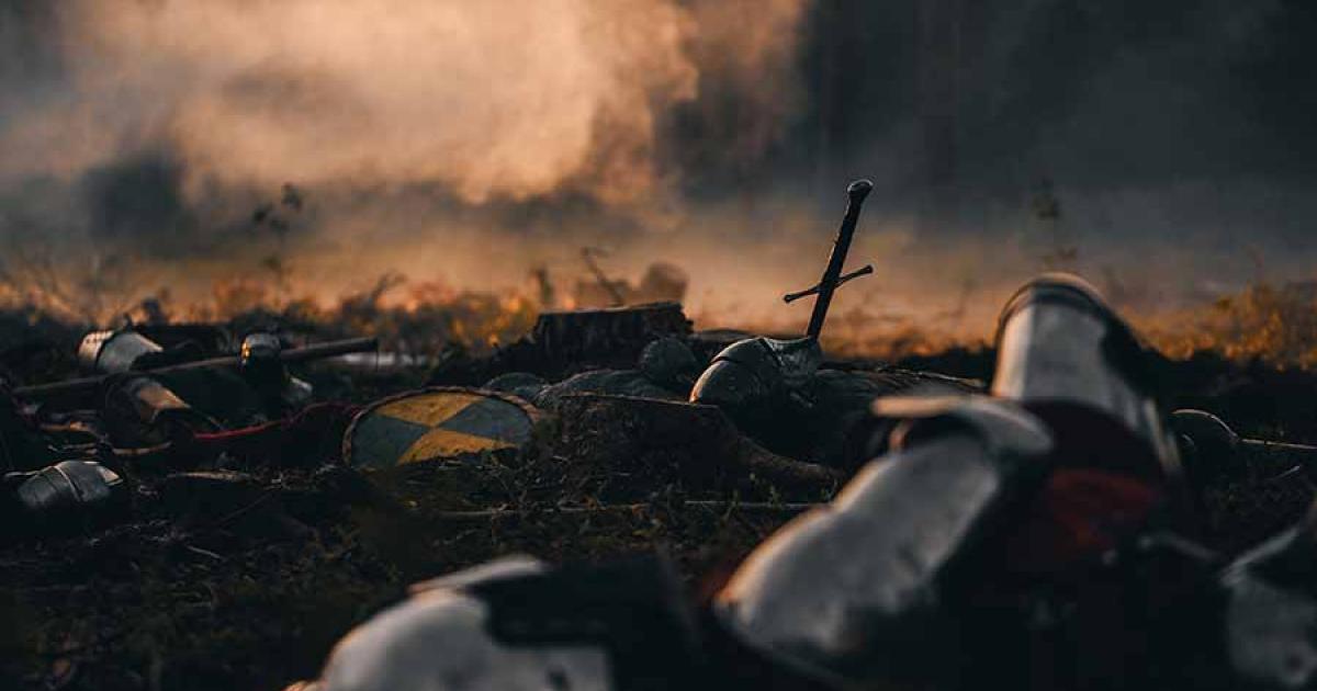 Medieval battlefield. Source: Gorodenkoff / Adobe Stock 