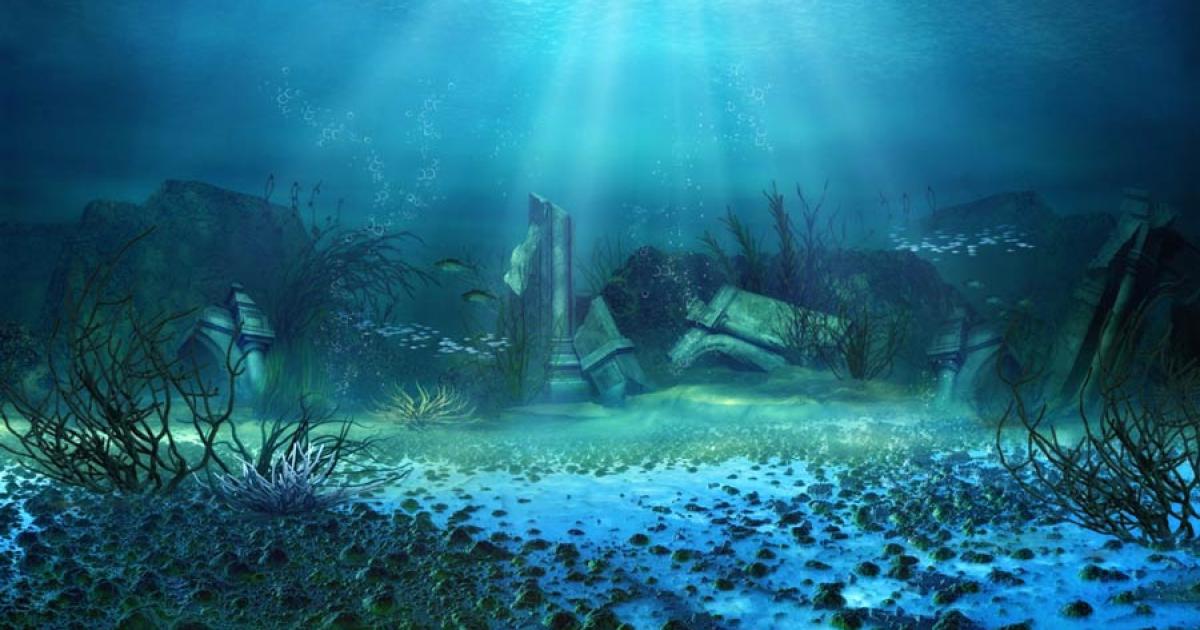 Representational image of a lost city at the bottom of the ocean. Source: diversepixel / Adobe Stock 