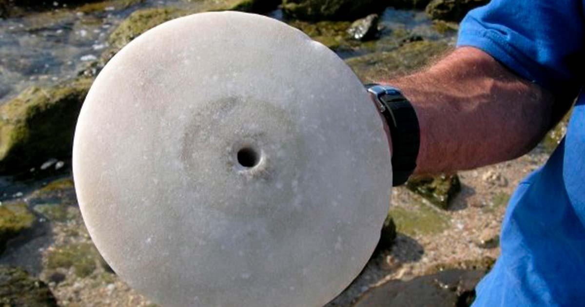 The magic disc was discovered by an Israeli lifeguard near Tel Aviv. Source: Israel Antiquities Authority