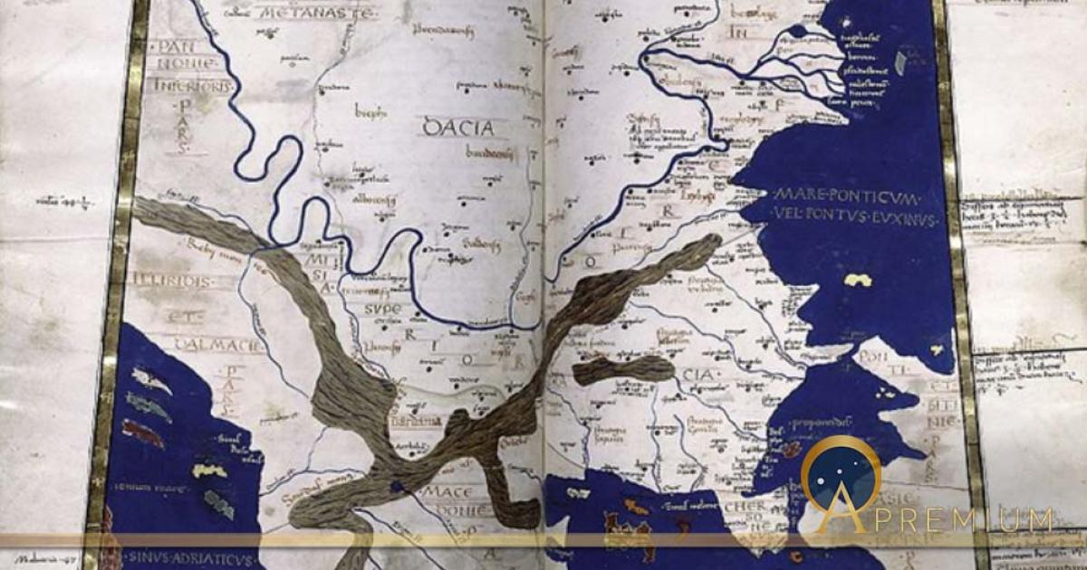 The 15th-century, ninth European Map (Nona Europae Tabula), depicting the Balkans, from a medieval edition of Ptolemy's Geography. (Public Domain)