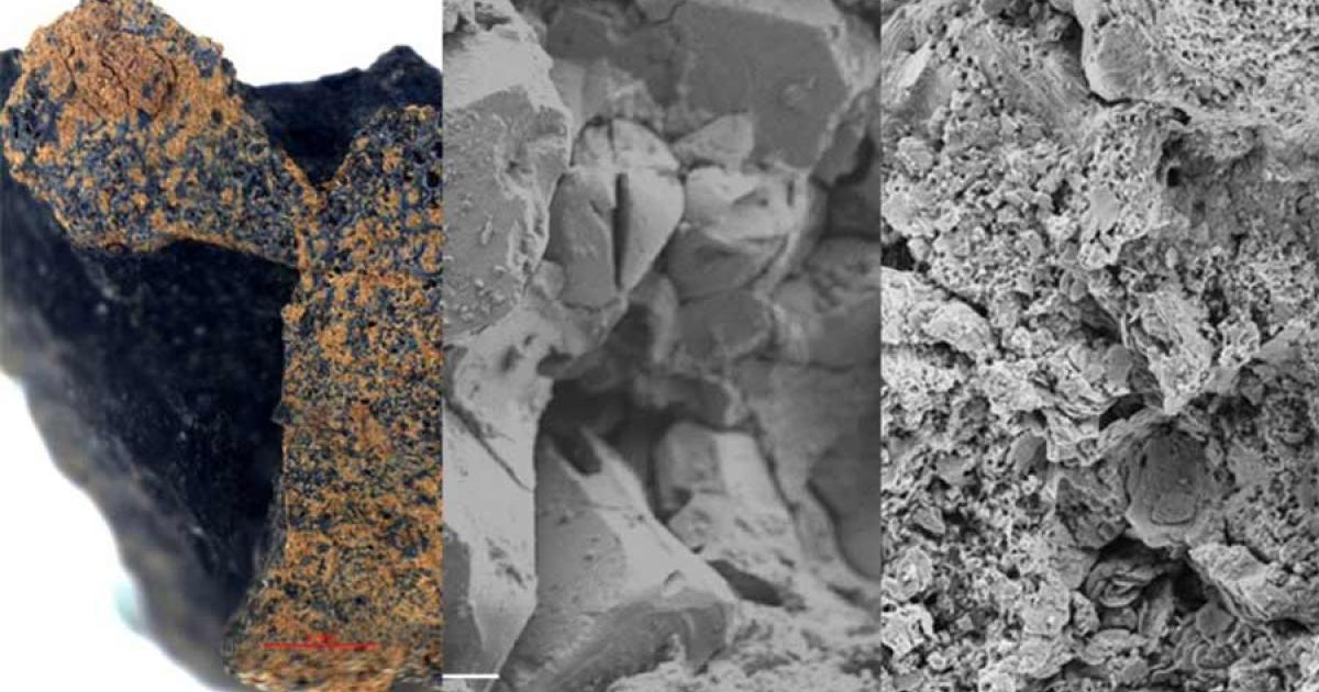 Analysis of the Woodmancote meteorite was conducted using a range of technology. Source: Loughborough University