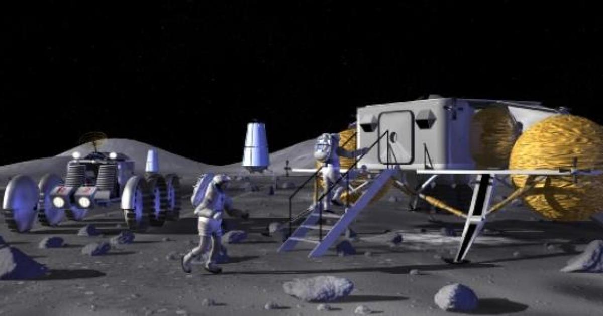 Commercial Moon Base