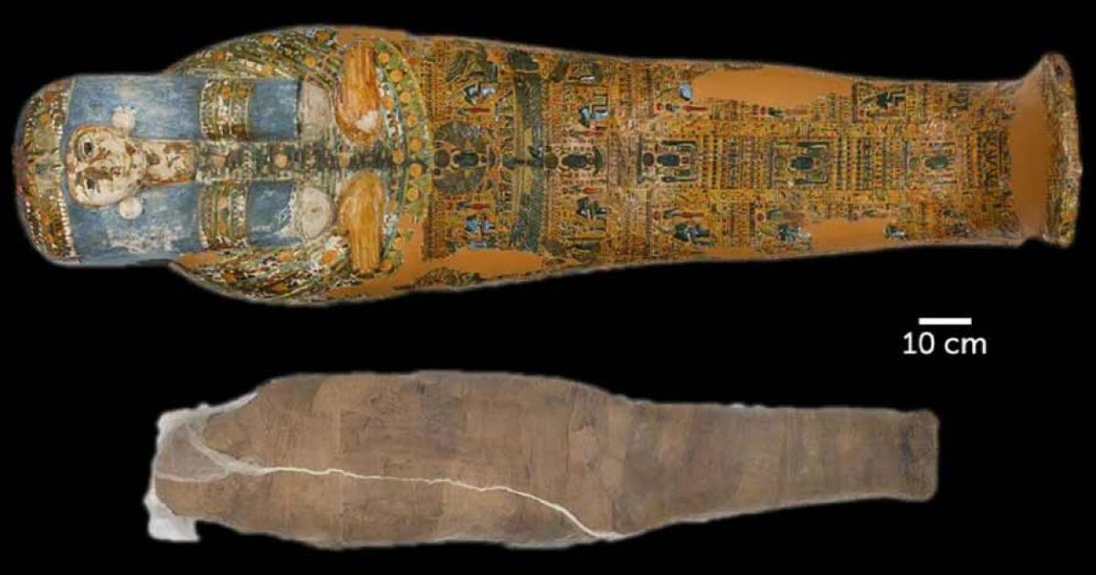 This ‘mud mummy’ has revealed a previously unknown mortuary practice for non-elite ancient Egyptians. 