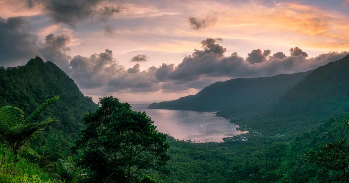 The natural beauty of Samoa. The Falemauga Caves offer insight into Samoan prehistory and archaeology.