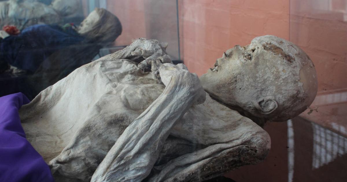 One of the natural mummies in San Bernardo, Colombia. Source: The Gringo / CC BY-NC-ND 2.0
