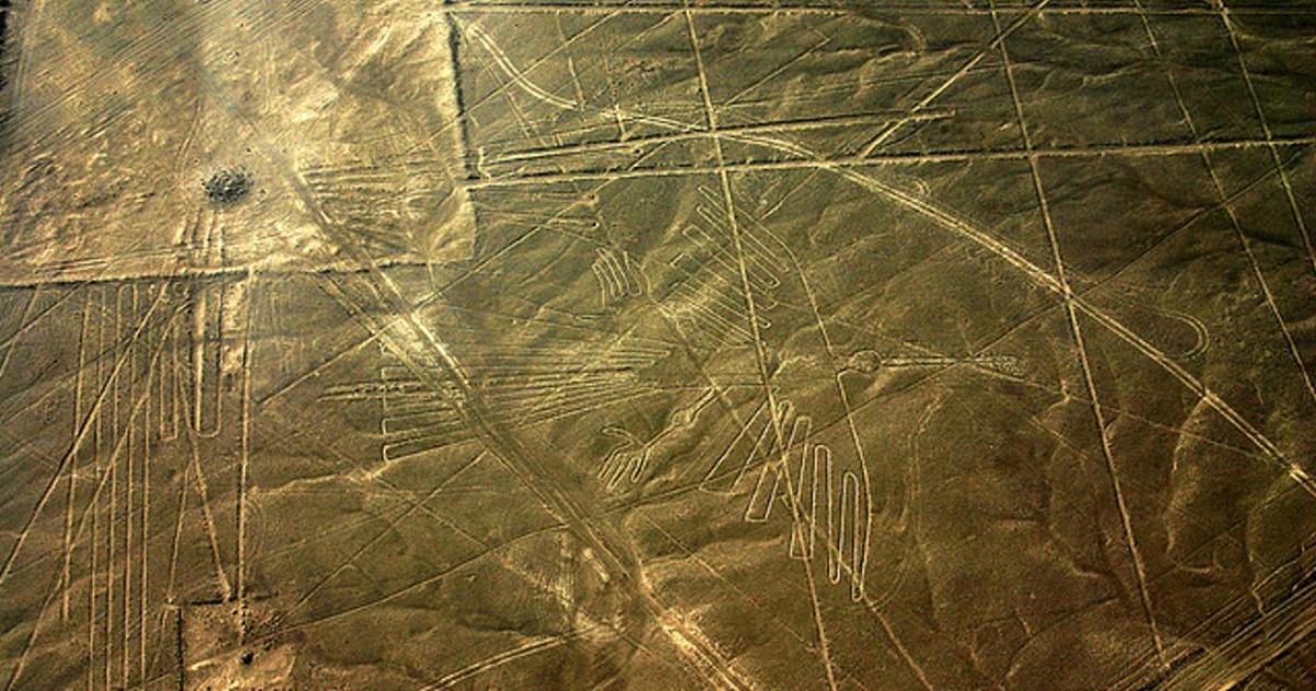 The enigmatic Nazca Lines – Condor at center. 