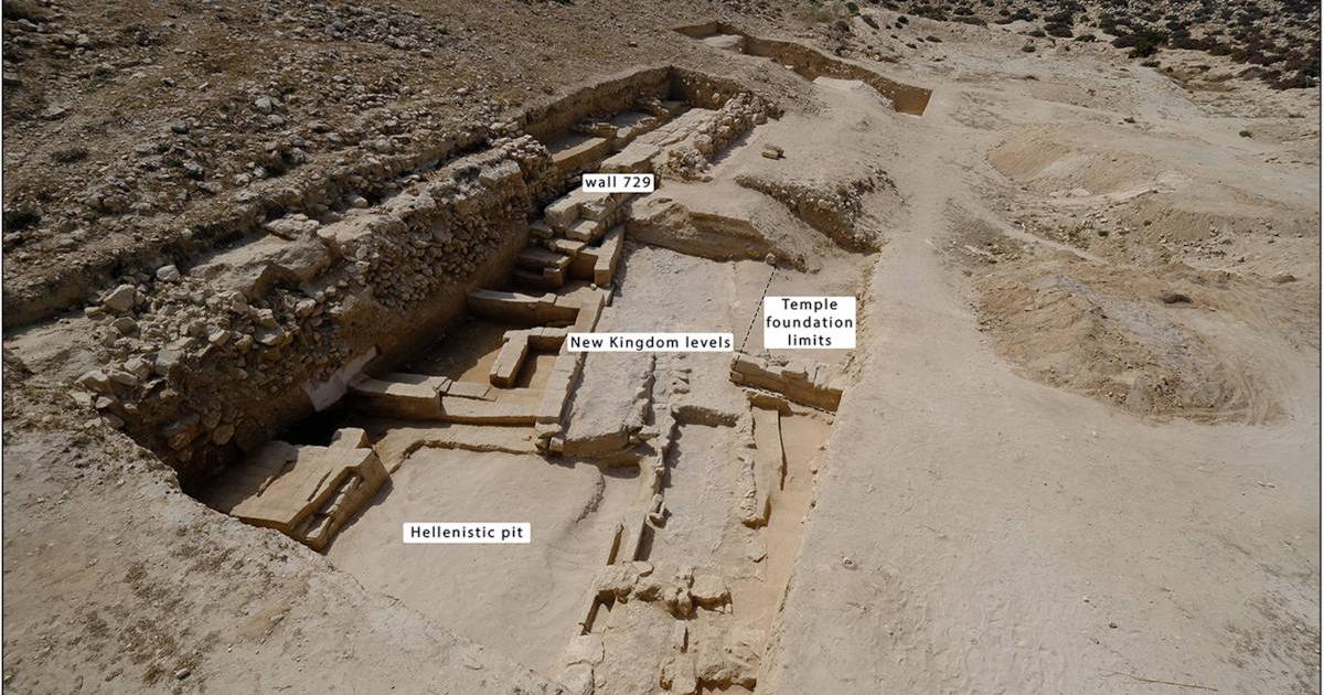  The newly excavated New Kingdom village found at Kom el-Nugus archaeological site, Egypt.