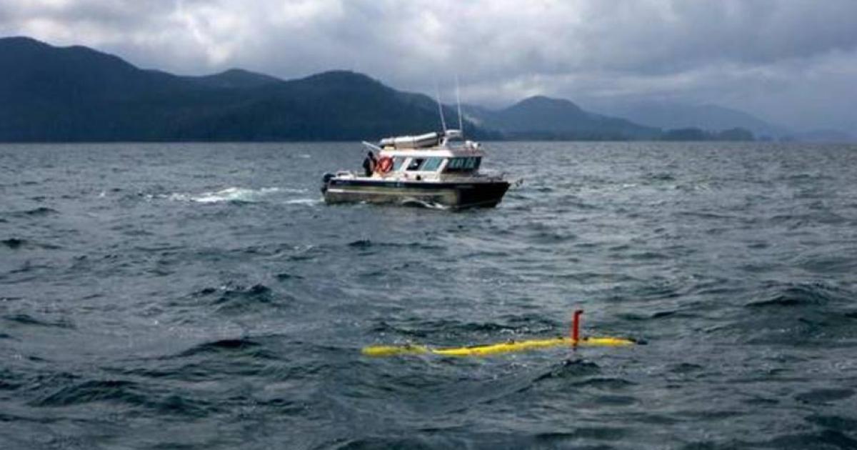 Researchers probe the ocean floor in Juan Perez Sound with University of Victoria’s AUV