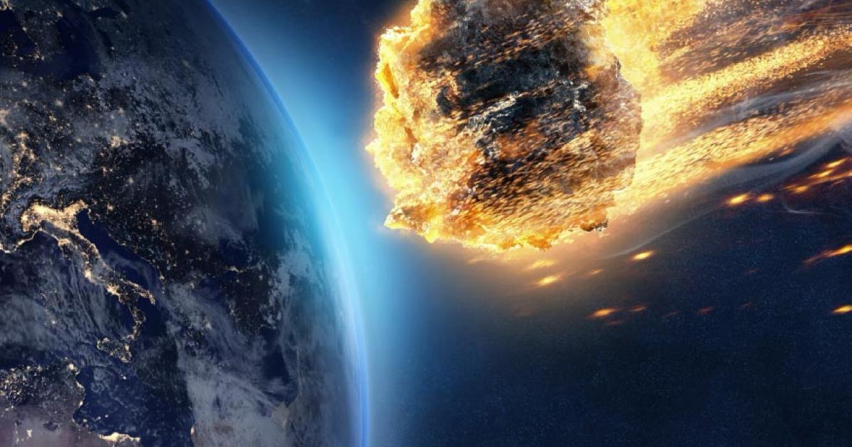 Illustration of meteor entering Earth's atmosphere    Source: lassedesignen / Adobe Stock